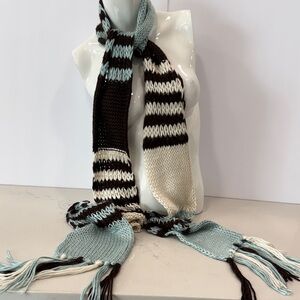 Guess Jeans Light Blue Knit Fabric